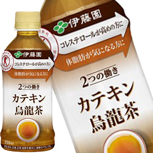 伊藤園 2つの働き カテキン烏龍茶 350mlPET×24本[賞味期限：4ヶ月以上]【3～4営業日以内に出荷】[特保/トクホ]【送料無料※北海道追加料金※沖縄離島不可】