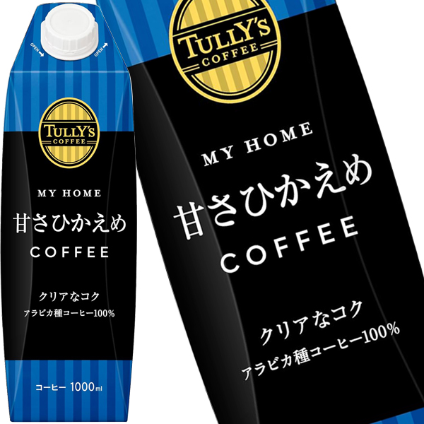 タリーズコーヒー マイホーム 微糖コーヒー 1000ml紙パック